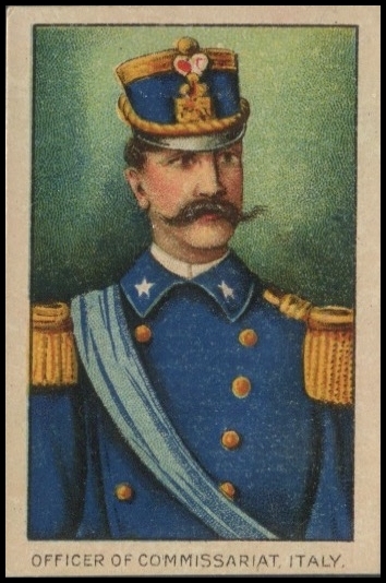 Military Series Officer of Commissariat Italy